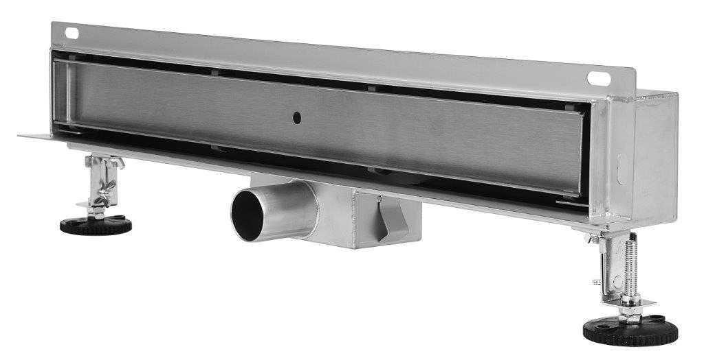 

Трап для душа настенный FALA BRICK 800 мм сливной сухой затвор с нержавеющей стали 80х4х5 см (75354)