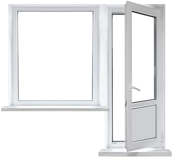 

Балконный блок Aluplast Ideal 2000 "Хрущевка" (2080х2120мм)