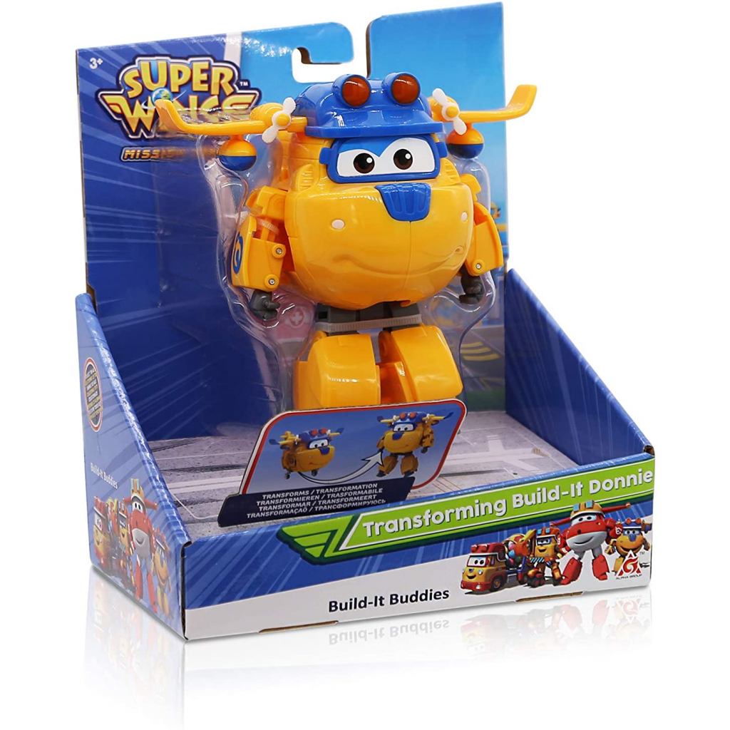 

Трансформер Super Wings Transforming Construction Donnie, Донни строитель (EU730212)