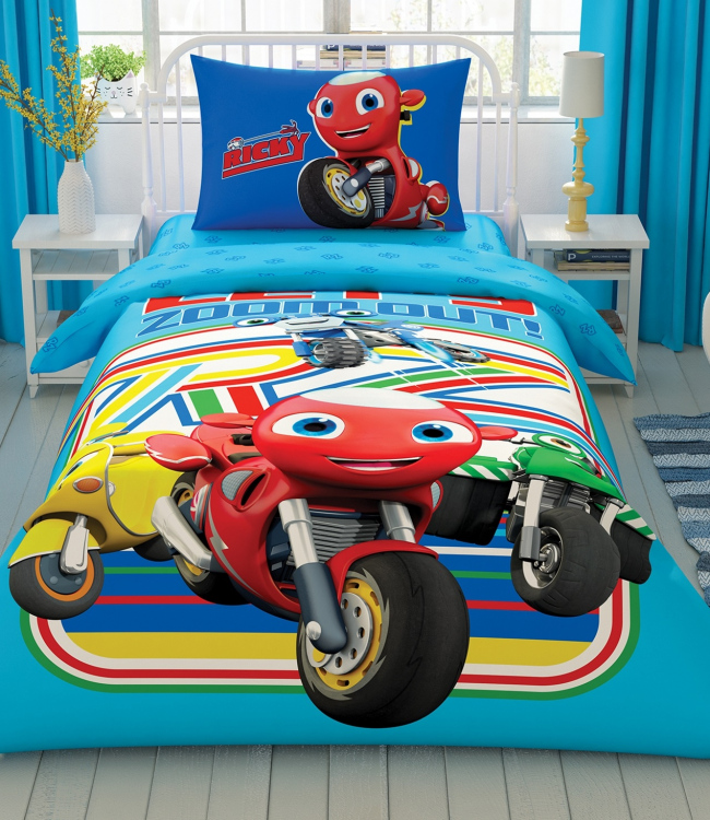 

Комплект постельного белья Tac Disney Ricky Zoom подростковый