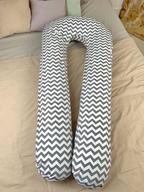 

Подушка для беременных и кормления с наволочкой Премиум Хлопок 100% XXL 150х75см (106)