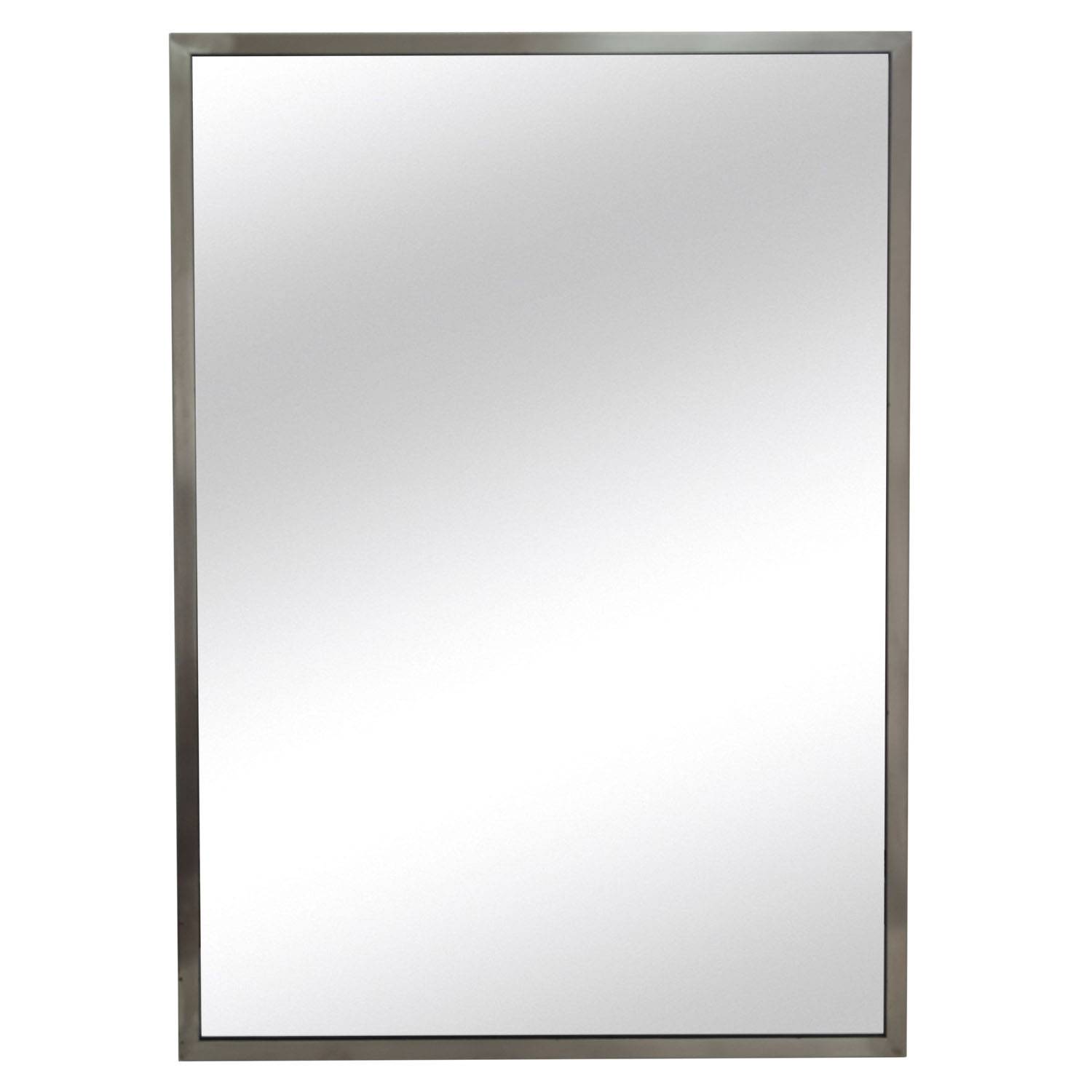 

Безопасное зеркало с окантовкой из нержавеющей стали