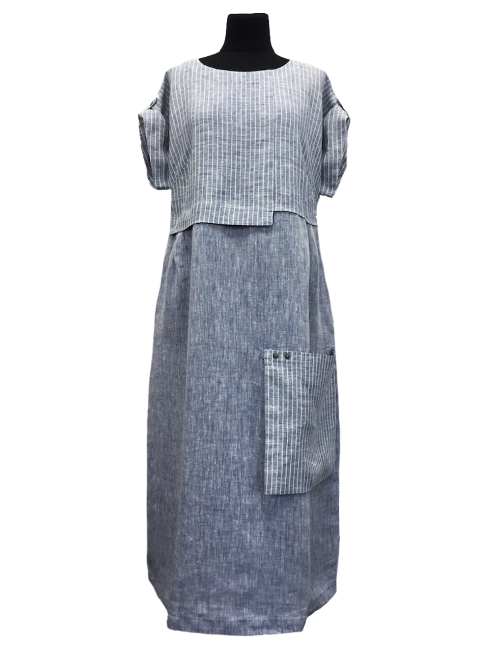 

Платье Галерея льону Августина серый 60 0022/60/34-1