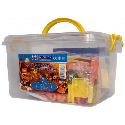 

Конструктор Магнікон 87 деталей Plastic box (MK-87)
