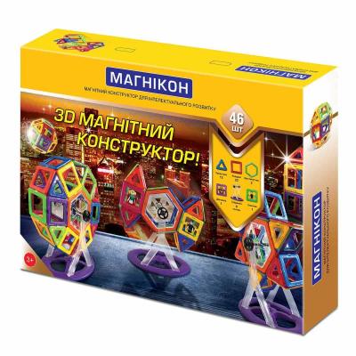 

Конструктор Магнікон 46 деталей (MK-46)