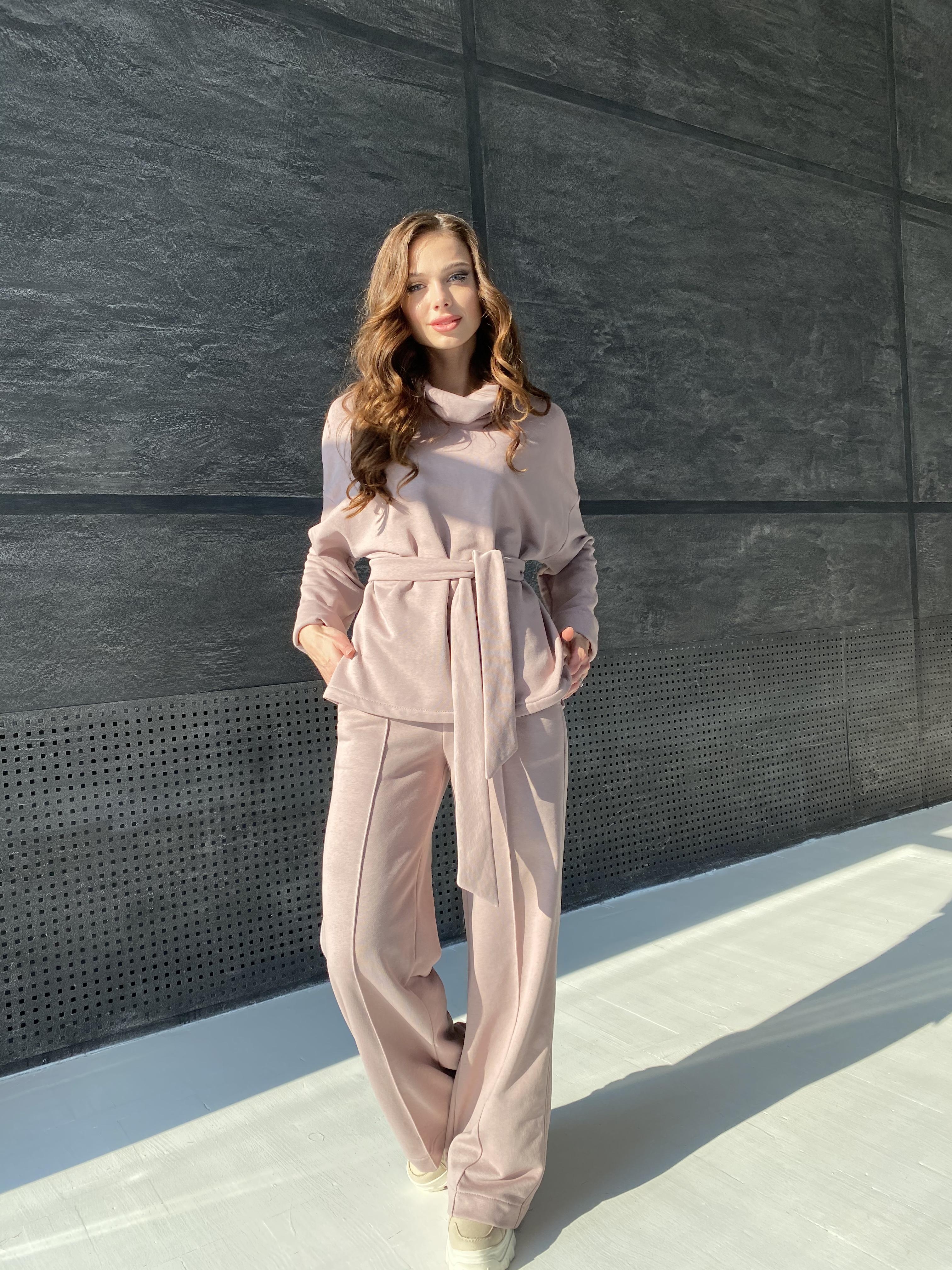 

Костюм Modasto "Джаст" Oversize 3х нитка 10564 L Кофе