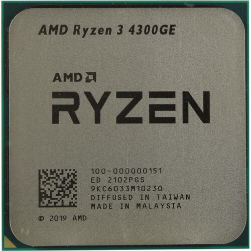 

AMD Ryzen 3 4300GE (3.5GHz 4MB 35W AM4) Multipack (100-100000151MPK)