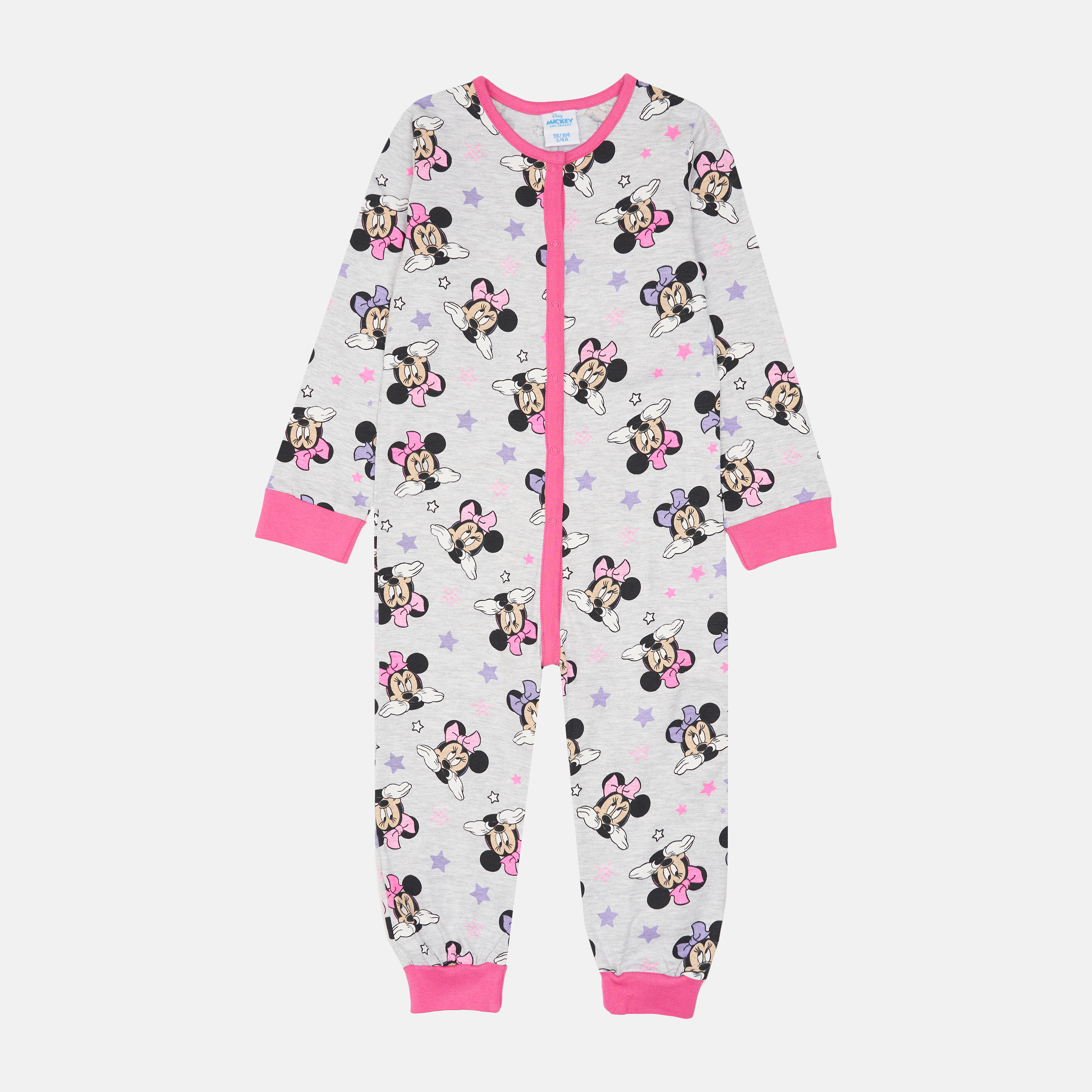 

Комбинезон-слип Disney Minnie Dis Mf 52 04 7747 98-104 см Серый меланж