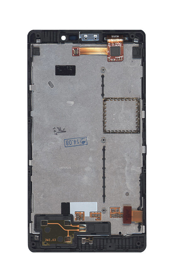 

Матрица с тачскрином (модуль) для Nokia Lumia 820 черный с рамкой High Copy
