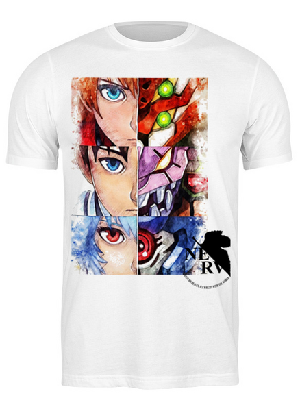 

Футболка  Gee! Белая с рисунком Evangelion Евангелион EV 01.03, Футболка 140 см Gee! Белая с рисунком Evangelion Евангелион EV 01.03