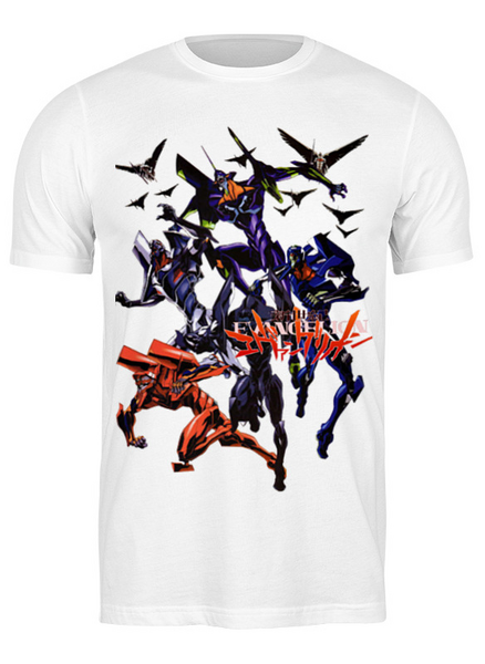 

Футболка  Gee! Белая с рисунком Evangelion Евангелион EV 01.02, Футболка 140 см Gee! Белая с рисунком Evangelion Евангелион EV 01.02
