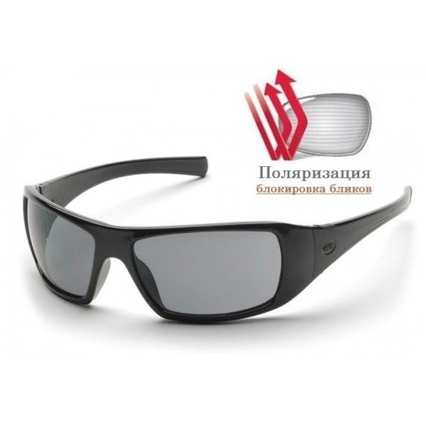 

Очки поляризационные защитные 2в1 Pyramex GOLIATH Polarized серые