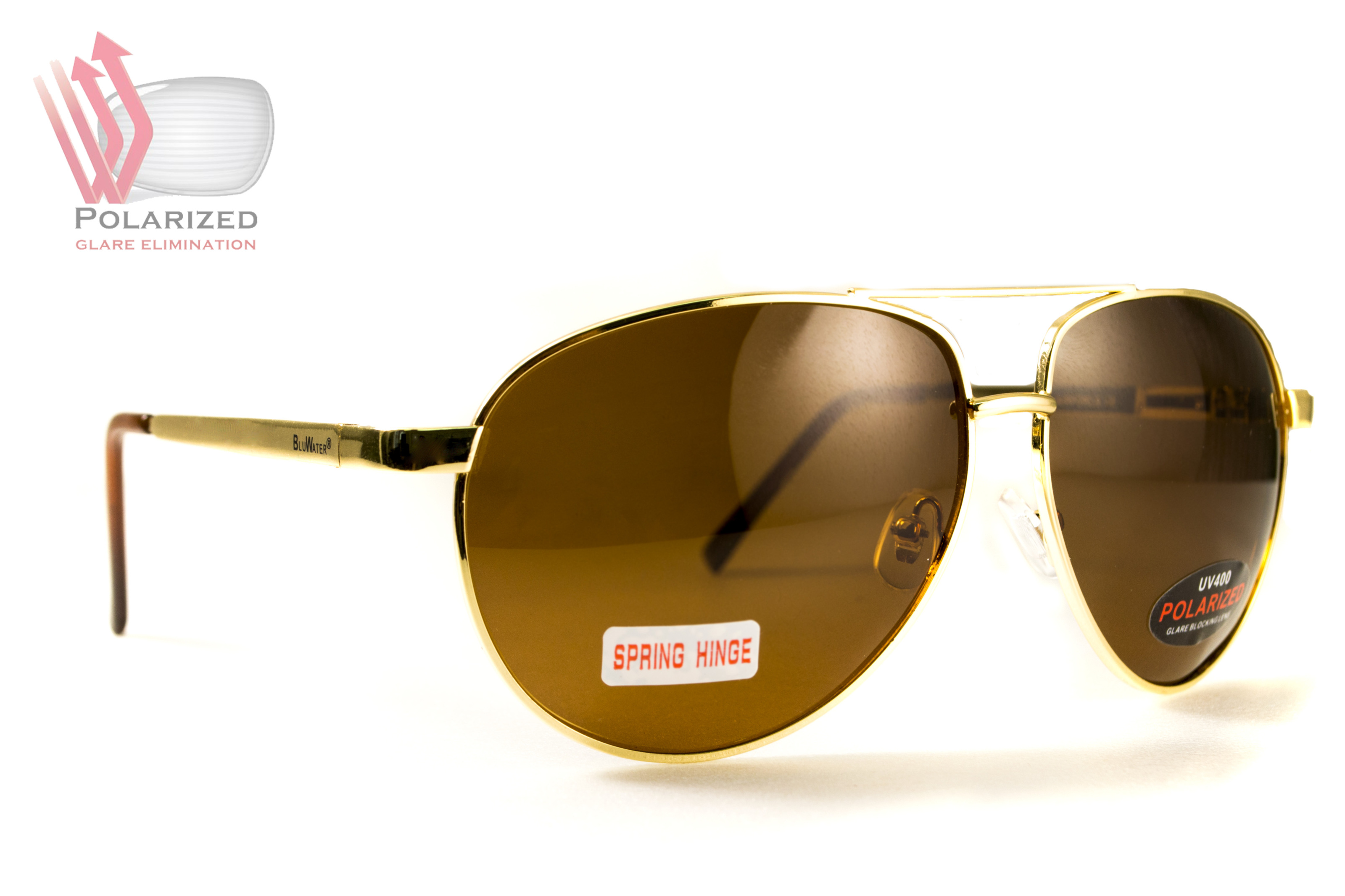 

Очки спортивные поляризационные BluWater AIRFORCE Polarized коричневые