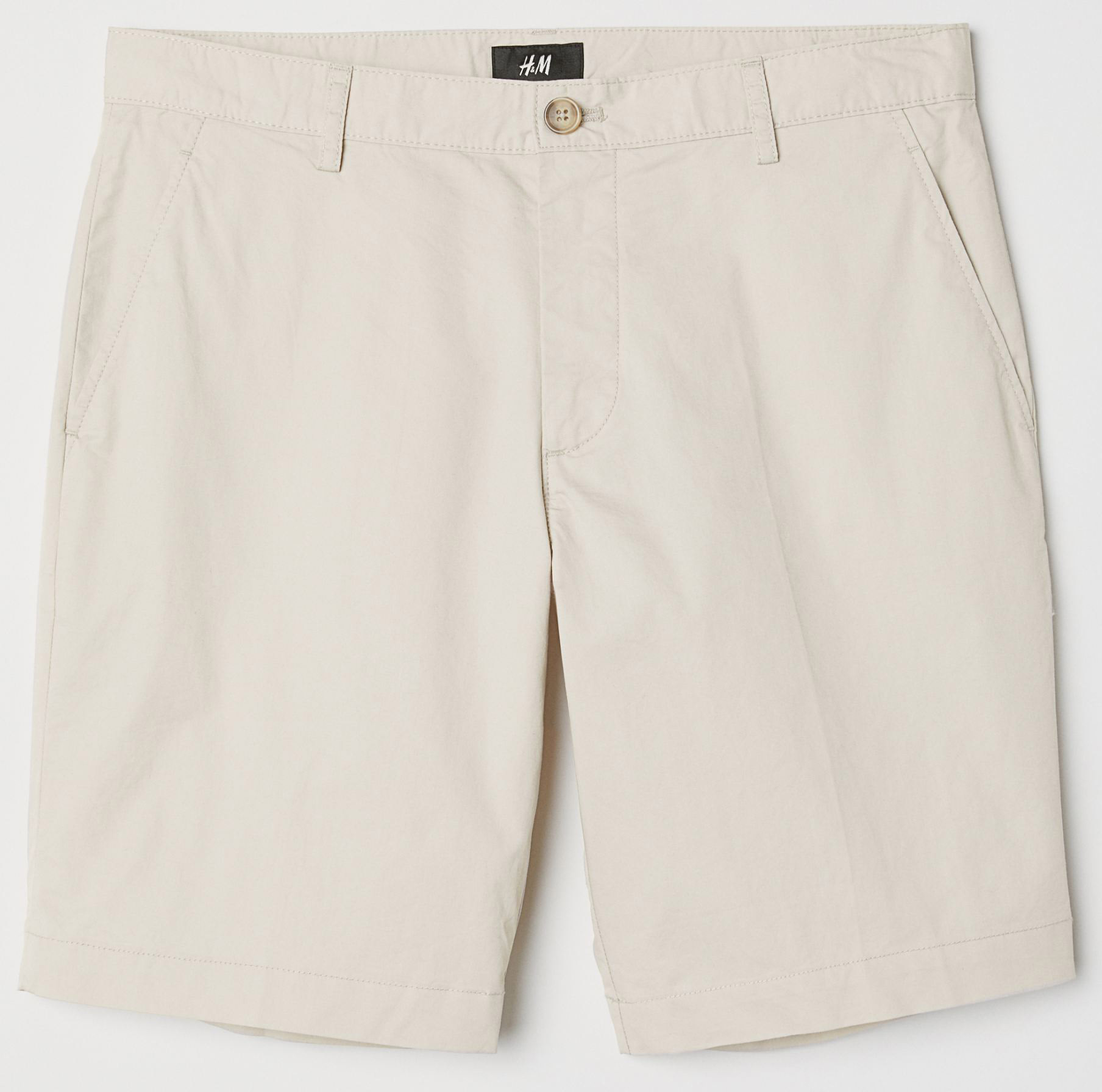 

Шорты H&M 4744615 60 Светло-бежевые