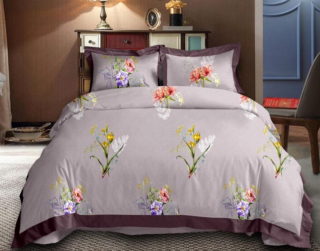 

Простынь MirSon Сатин Premium 22-1249 Wild flower 220х240 см