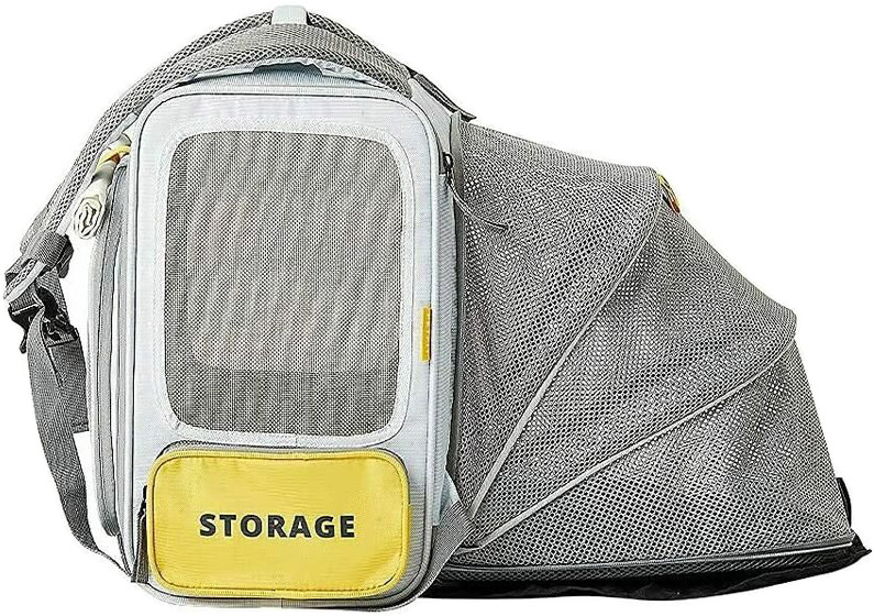 

Рюкзак-переноска Petkit Breezy Zone Yellow/Grey (6973293802443)