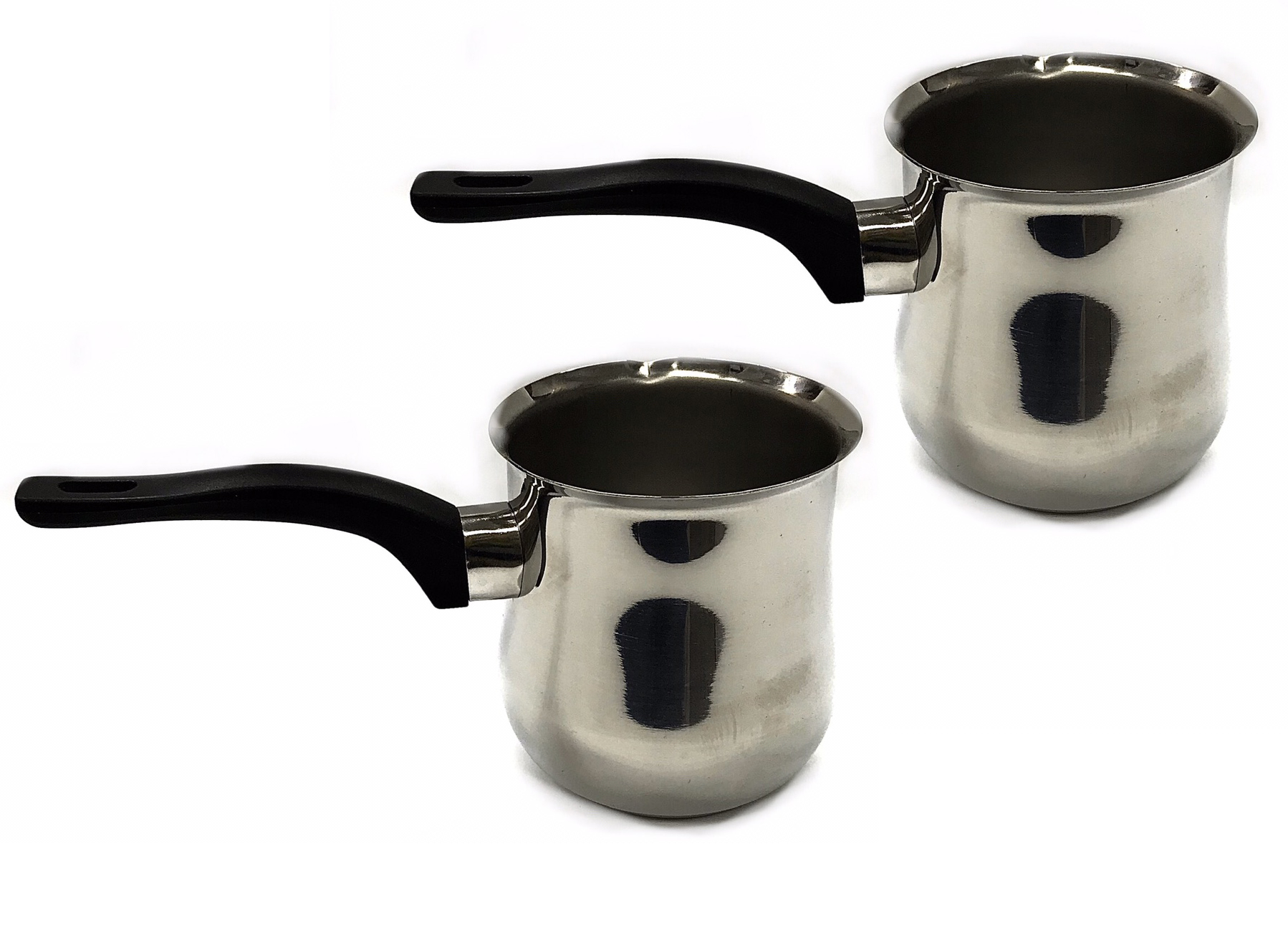 

Набор турок из нержавеющей стали Benson BN-655 2 шт. 520 мл Кофеварка металлическая