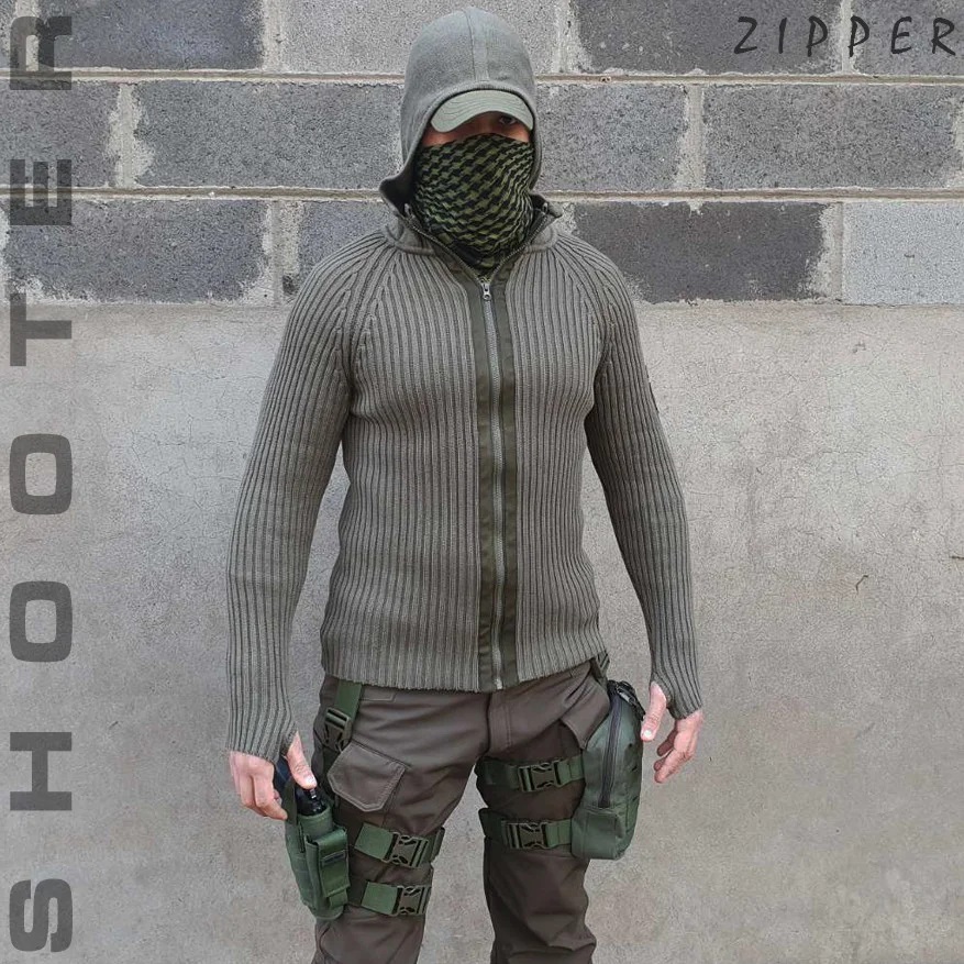 

Свитер с капюшоном СТРЕЛОК ZIPPER OLIVE. S