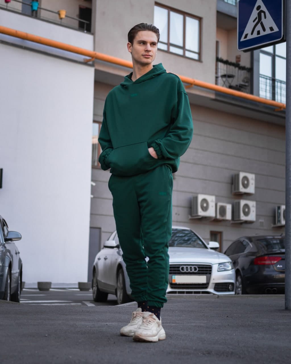 

Спортивный костюм Base Oversize Emerald  Зеленый, Спортивный костюм Base Oversize Emerald XS Зеленый