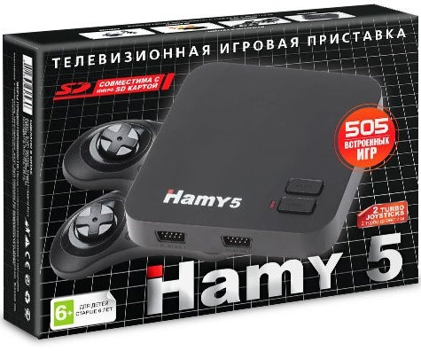 

Игровая приставка Hamy 5 HDMI | 505 встроенных игр Sega + Dendy | поддержка карты памяти SD