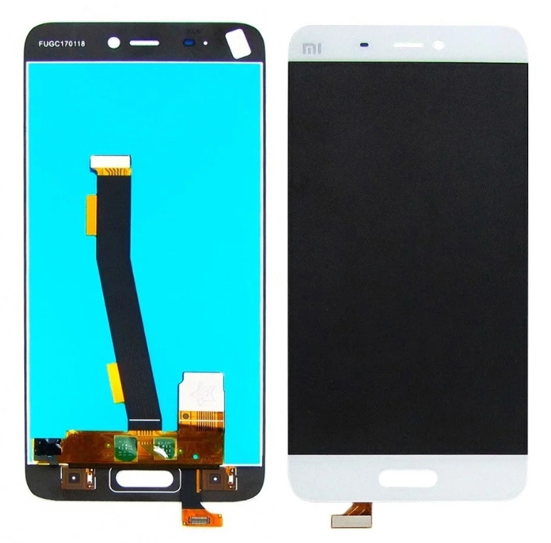 

Дисплей Xiaomi Mi5 белый (LCD экран, тачскрин, стекло в сборе) High Copy