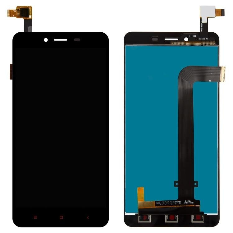 

Дисплей Xiaomi Redmi Note 2 черный (LCD экран, тачскрин, стекло в сборе) High Copy