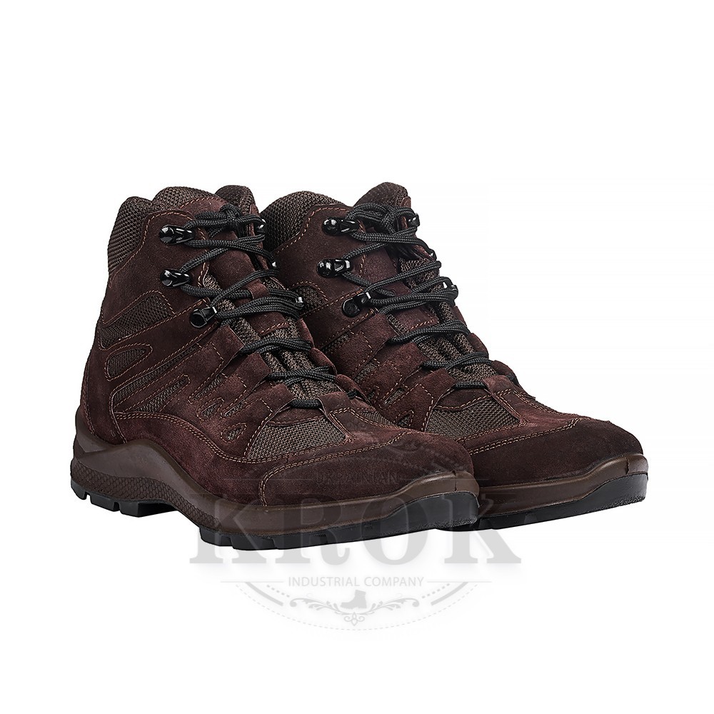 

Ботинки KROK из велюра 40 коричневые L5119 brown