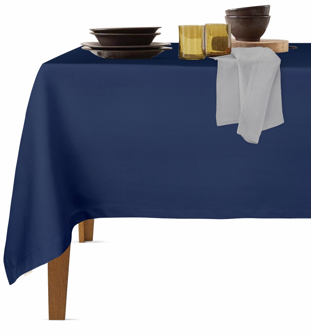

Скатерть Cosas Dark Blue 140x180 см + салфетки Grey 30x30 см 4 шт