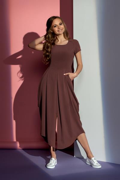 

Платье Style-Nika Тео  Мокко 2100, Платье Style-Nika Тео 50 Мокко 2100
