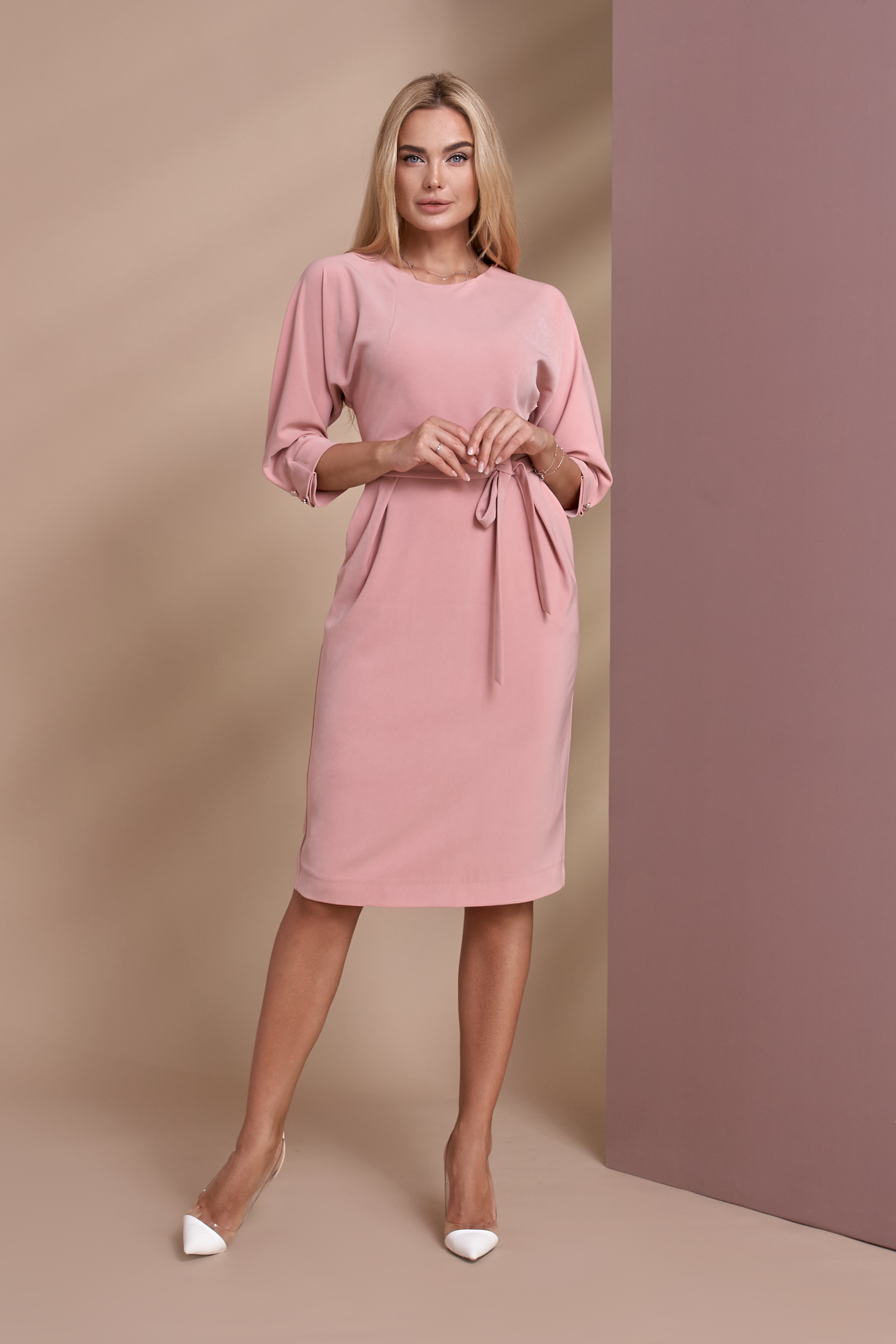 

Платье Style-Nika Ивента барх  Светло-розовый 2052/6, Платье Style-Nika Ивента барх 48 Светло-розовый 2052/6