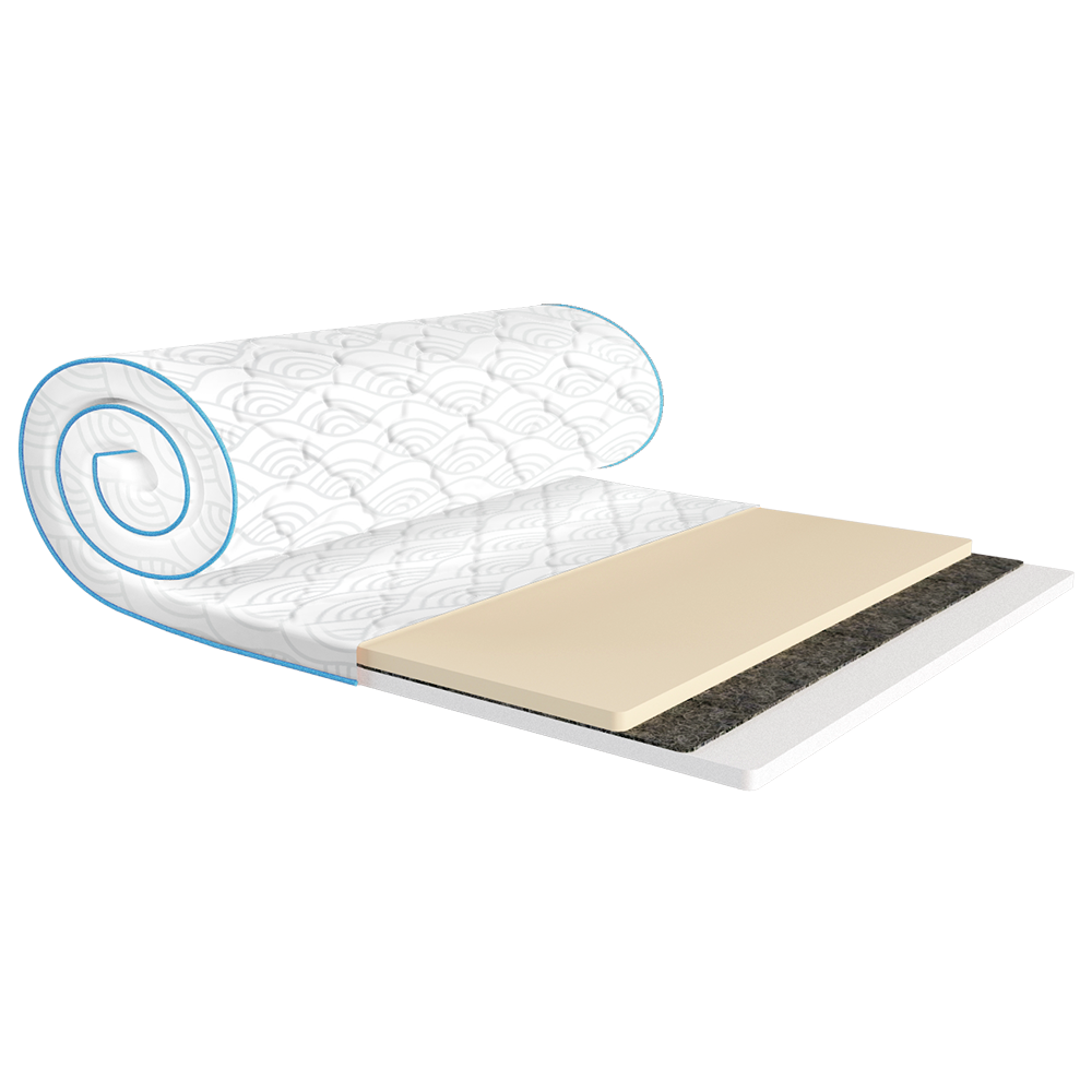 

Матрас-топпер EMM Sleep&Fly mini MEMO 2в1 FLEX жаккард 160x190 96-Е-M