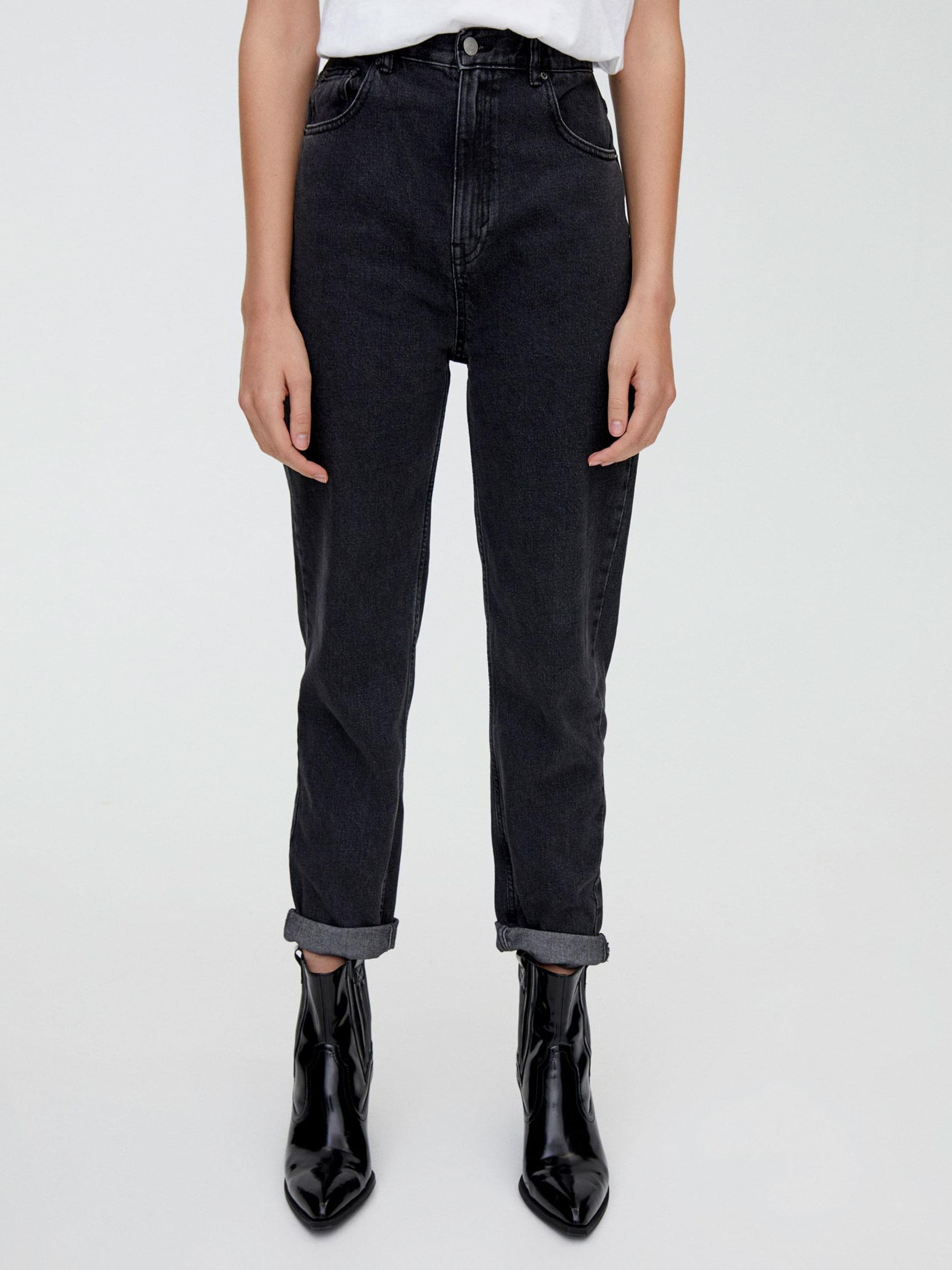 

Джинсы Pull & Bear XAZ259931NGQC  Темно-серые, Джинсы Pull & Bear XAZ259931NGQC 38 Темно-серые