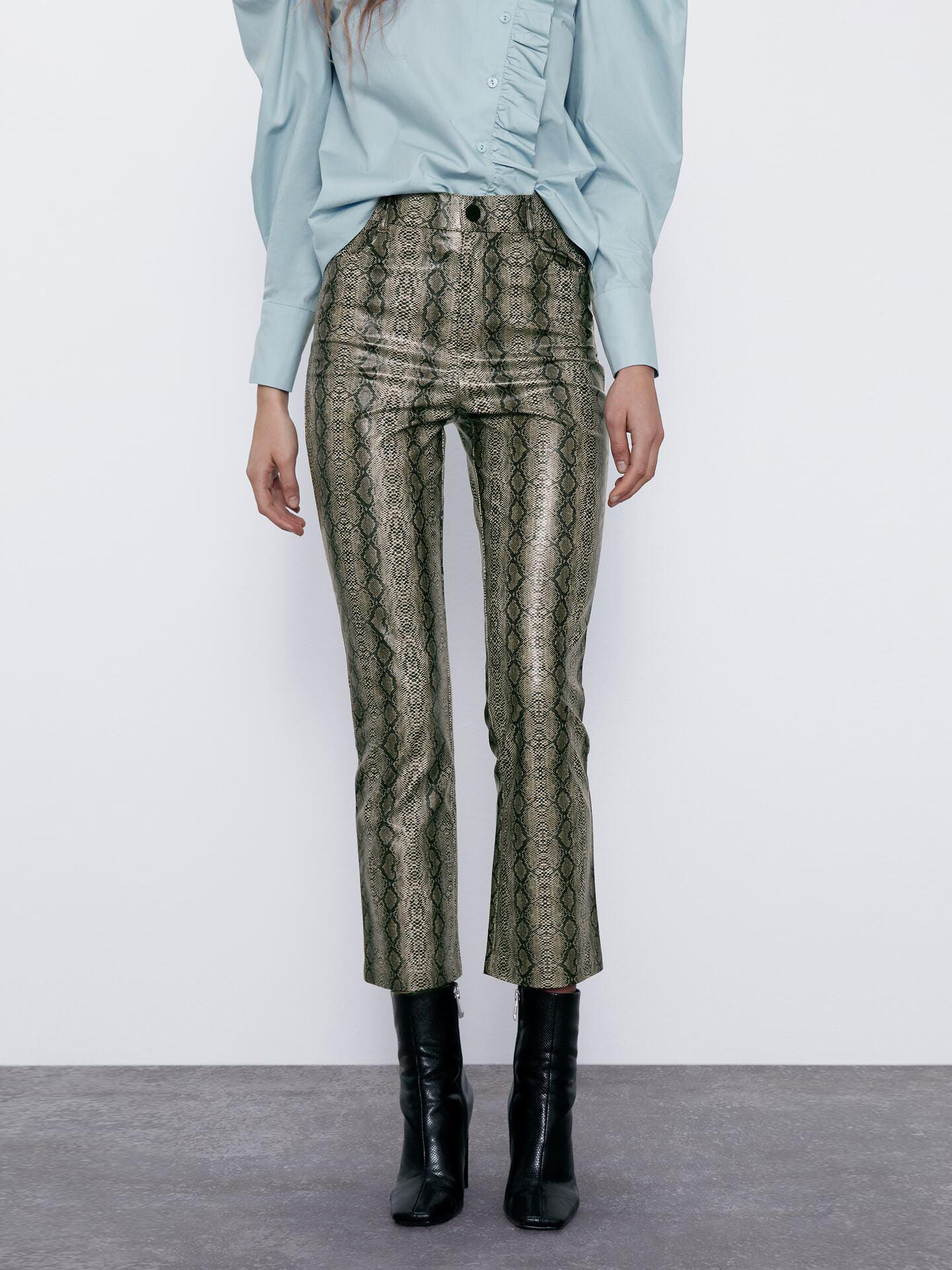 

Брюки Zara XAZ266137VRHD  Змеиные, Брюки Zara XAZ266137VRHD L Змеиные