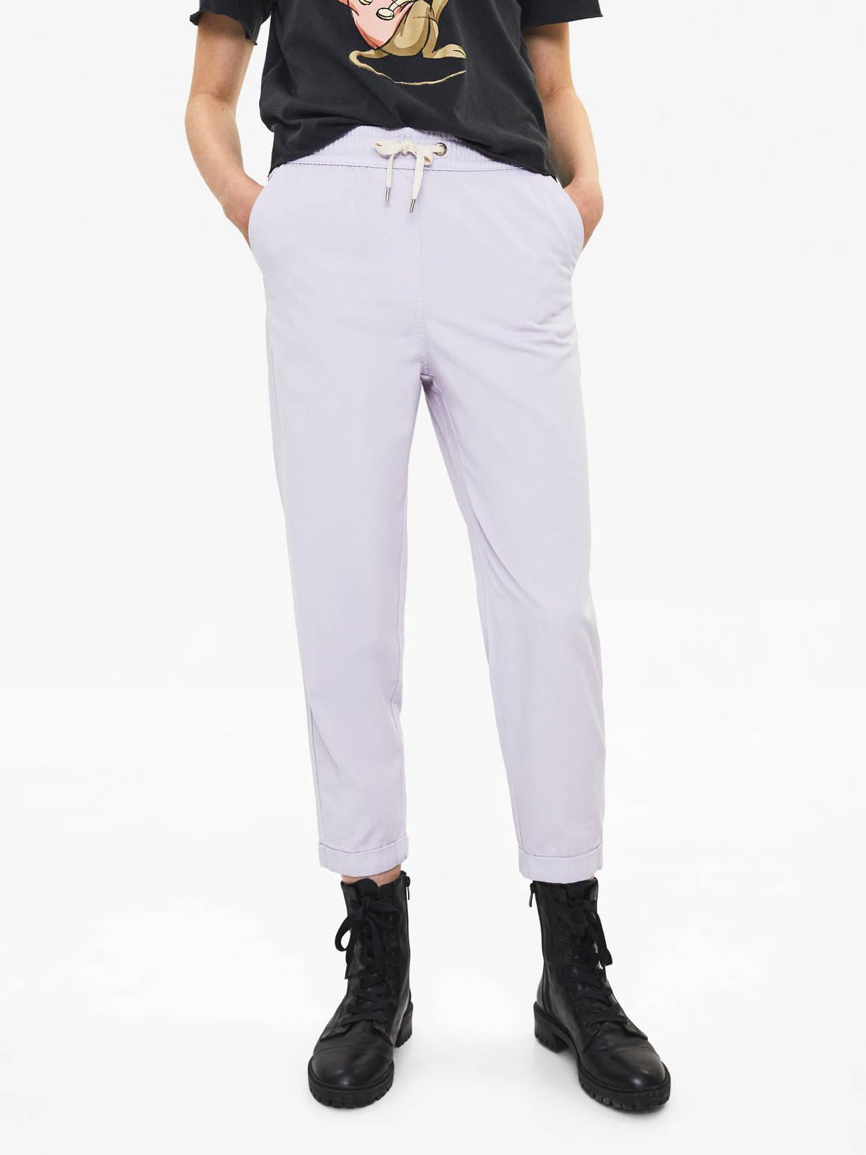 

Брюки Bershka XAZ238270RONX  Сиреневые, Брюки Bershka XAZ238270RONX 34 Сиреневые