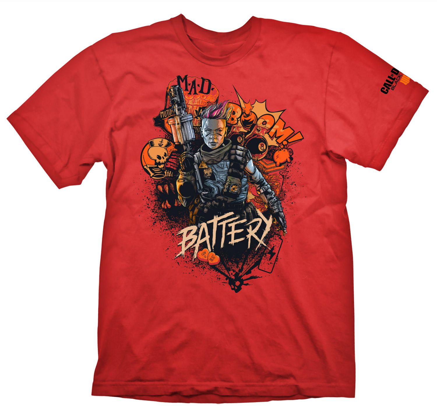 

Футболка Gaya Call of Duty Black Ops 4 T-Shirt - Battery Red XXL