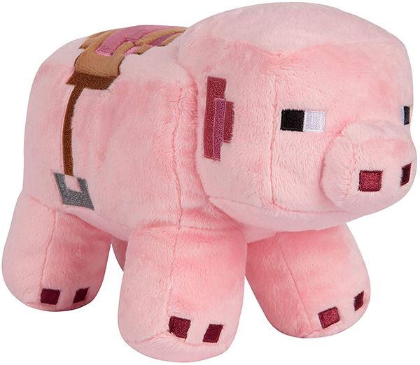 

Плюшевая фигурка JINX Minecraft - Adventure Saddled Pig Plush, 6.5" Pink