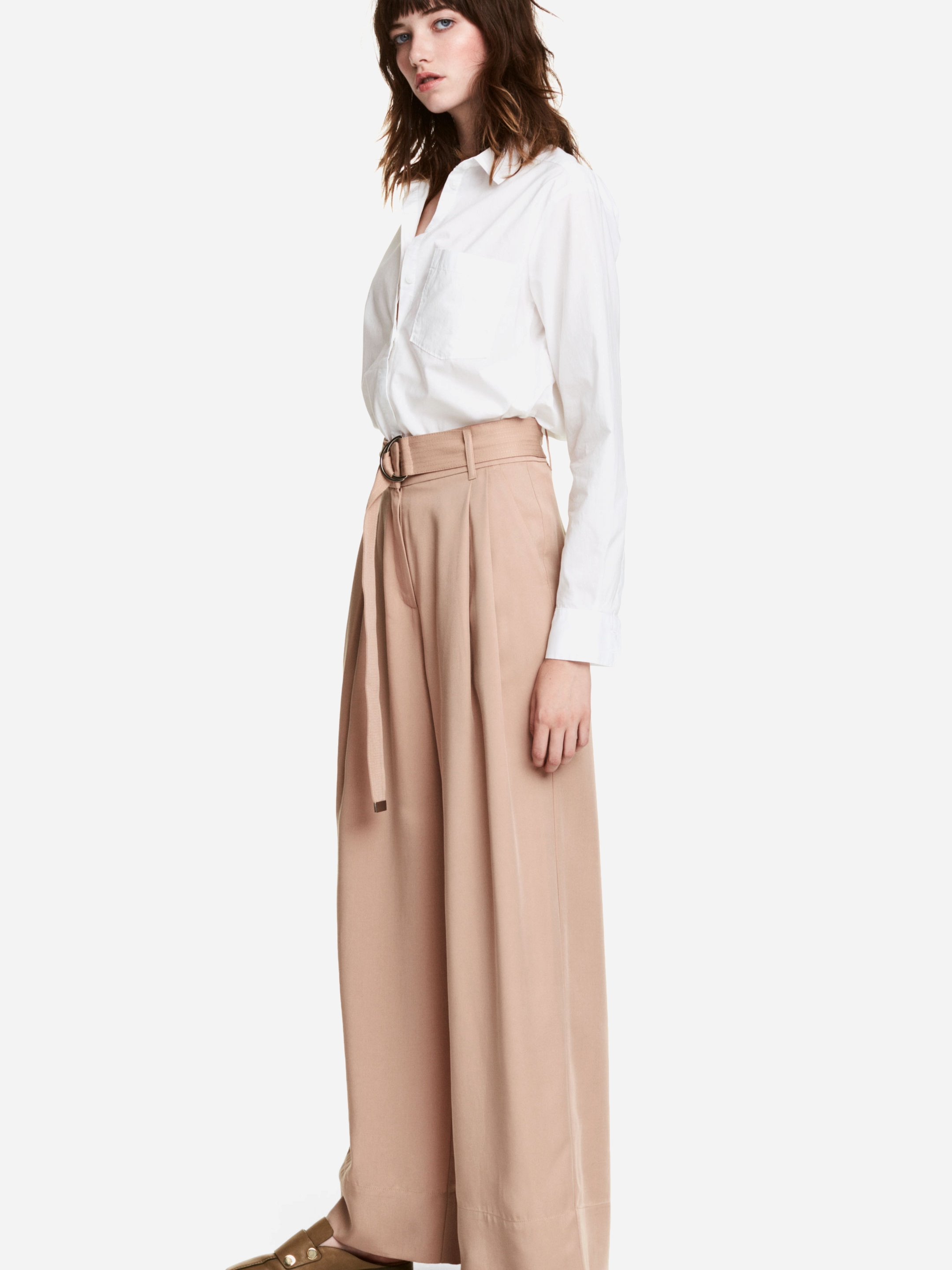 

Брюки H&M XAZ072326RORP 44 Бежевые