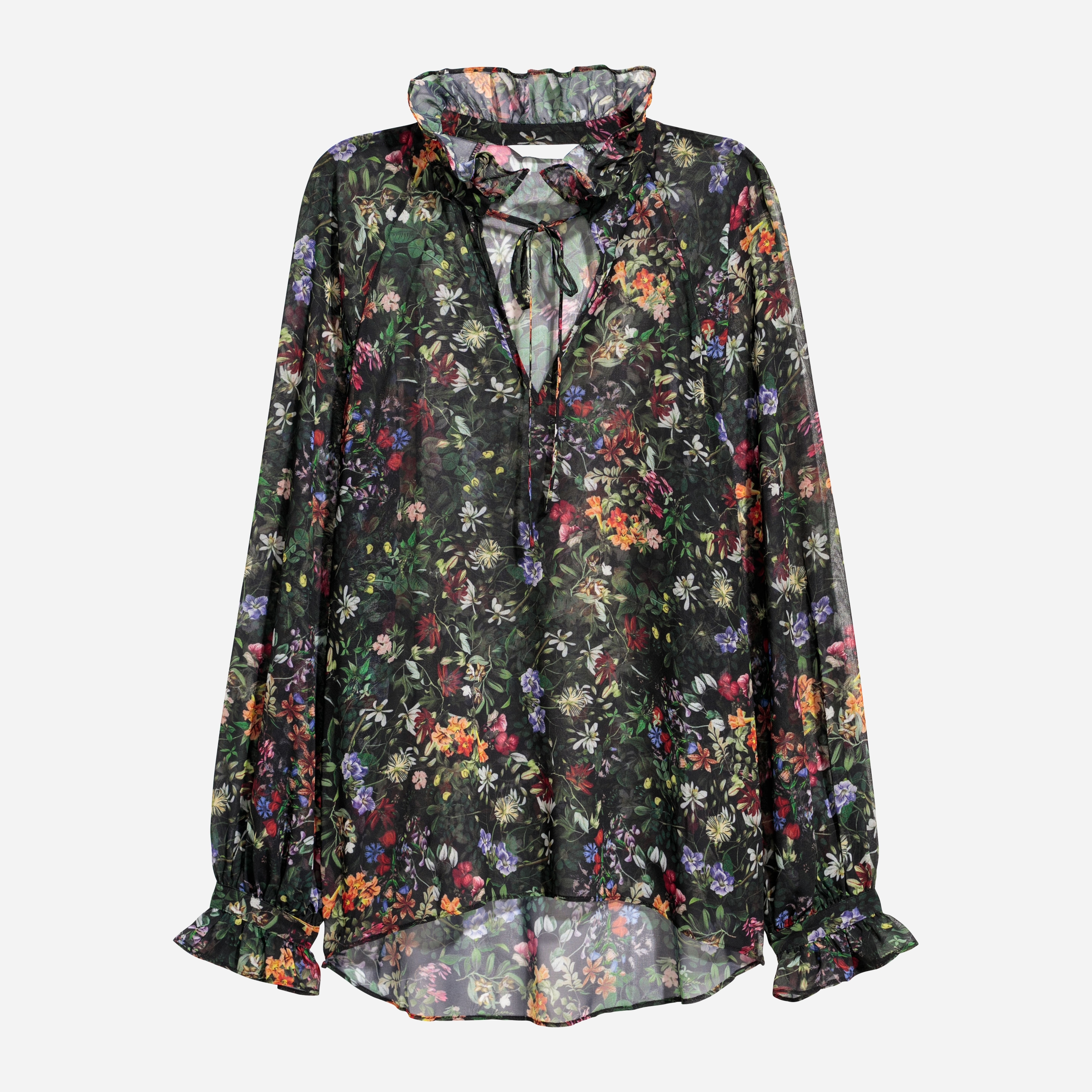 

Блузка H&M XAZ081409QKIH  Черная, Блузка H&M XAZ081409QKIH 42 Черная