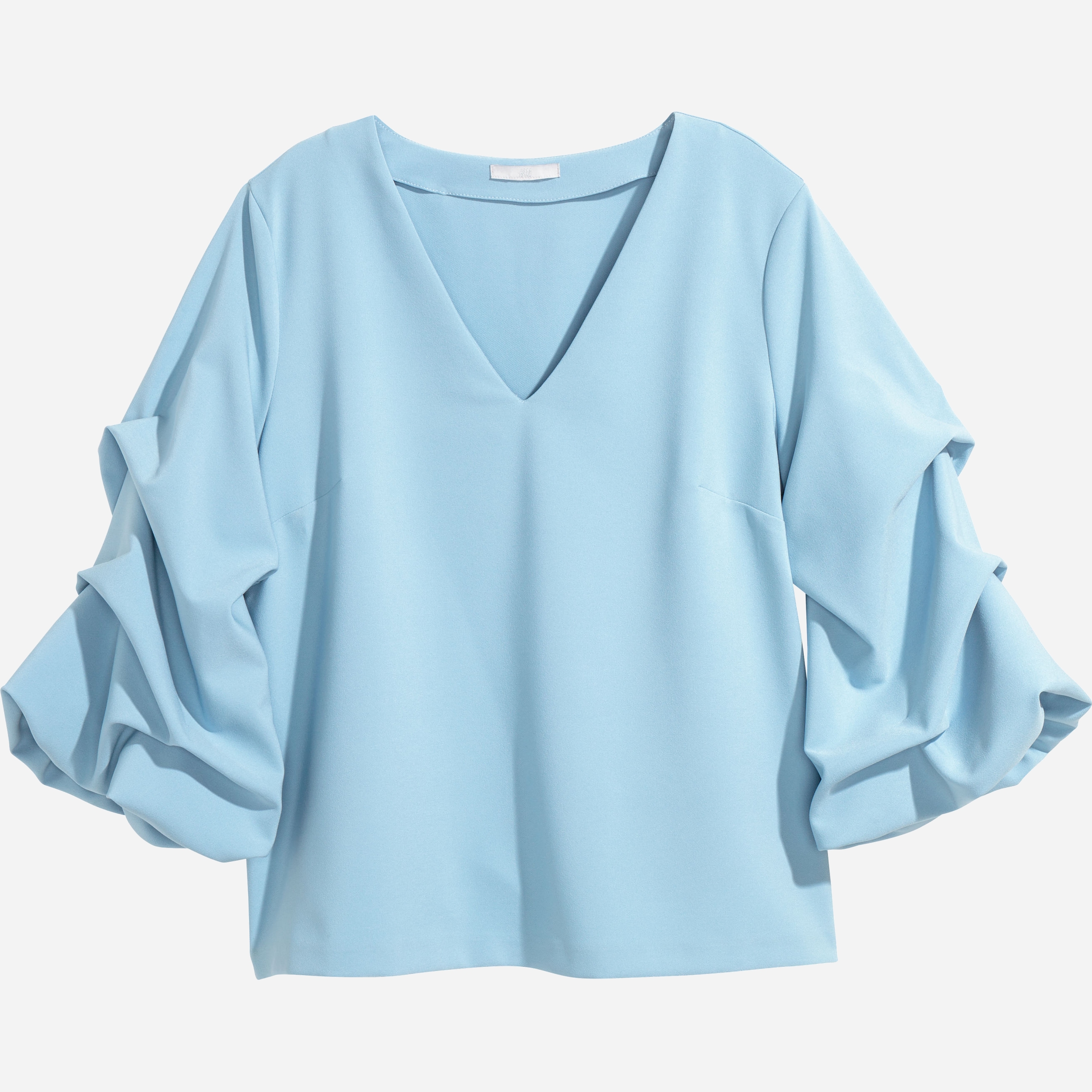 

Блузка H&M XAZ080680GGVX  Голубая, Блузка H&M XAZ080680GGVX 38 Голубая