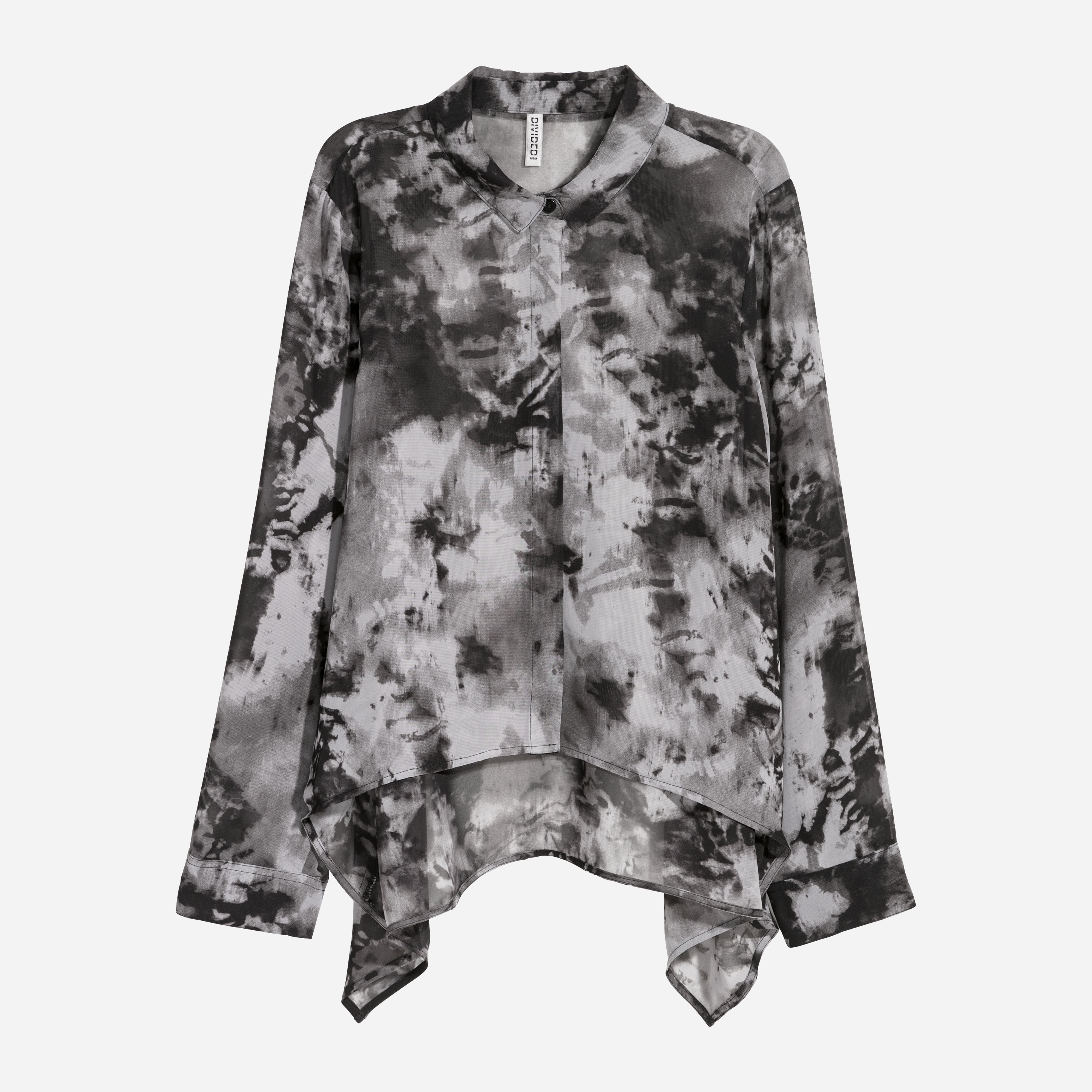 

Блузка H&M Divided XAZ095474XEHB  Черно-серая, Блузка H&M Divided XAZ095474XEHB 38 Черно-серая