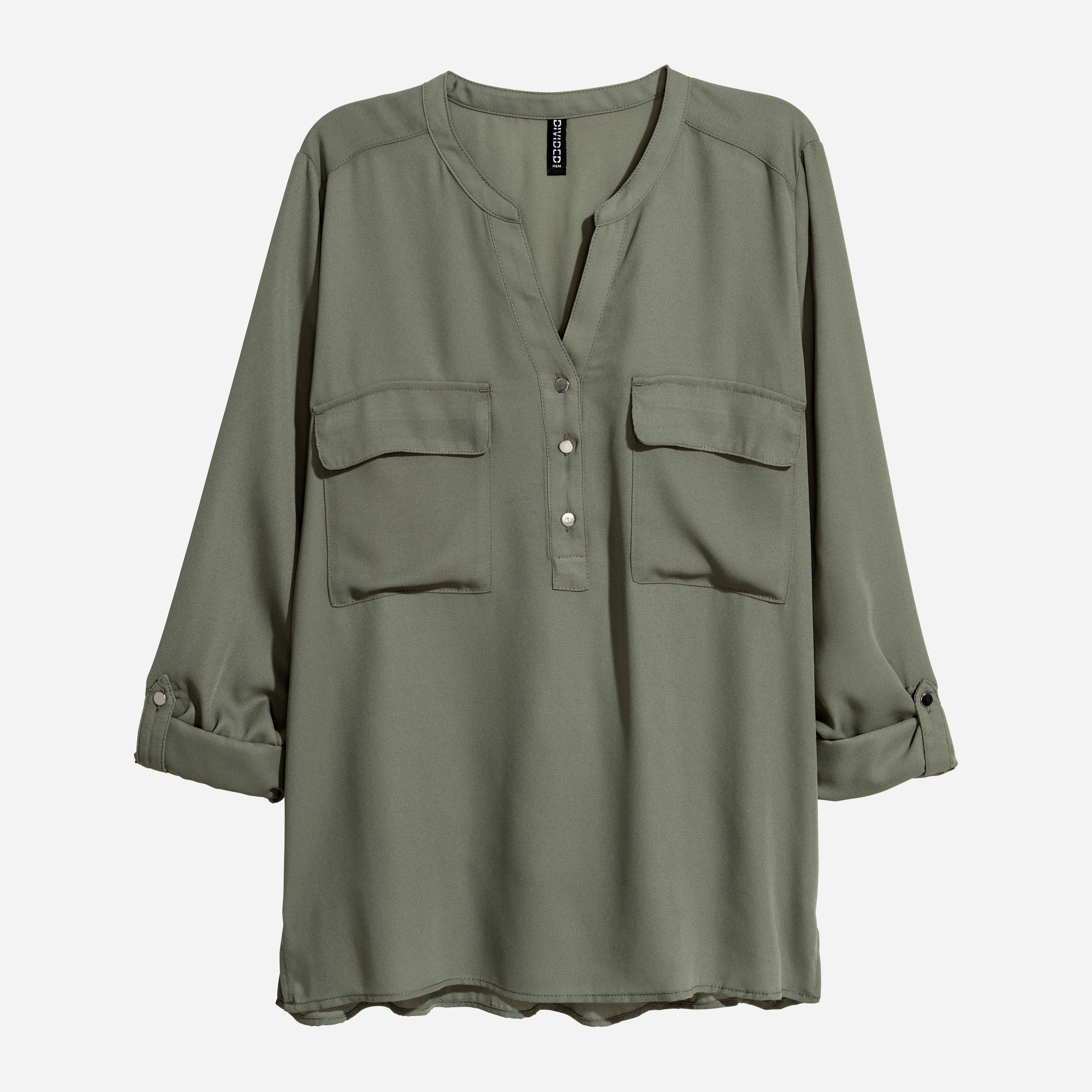 

Блузка H&M Divided XAZ160275NPOH  Хаки, Блузка H&M Divided XAZ160275NPOH 44 Хаки