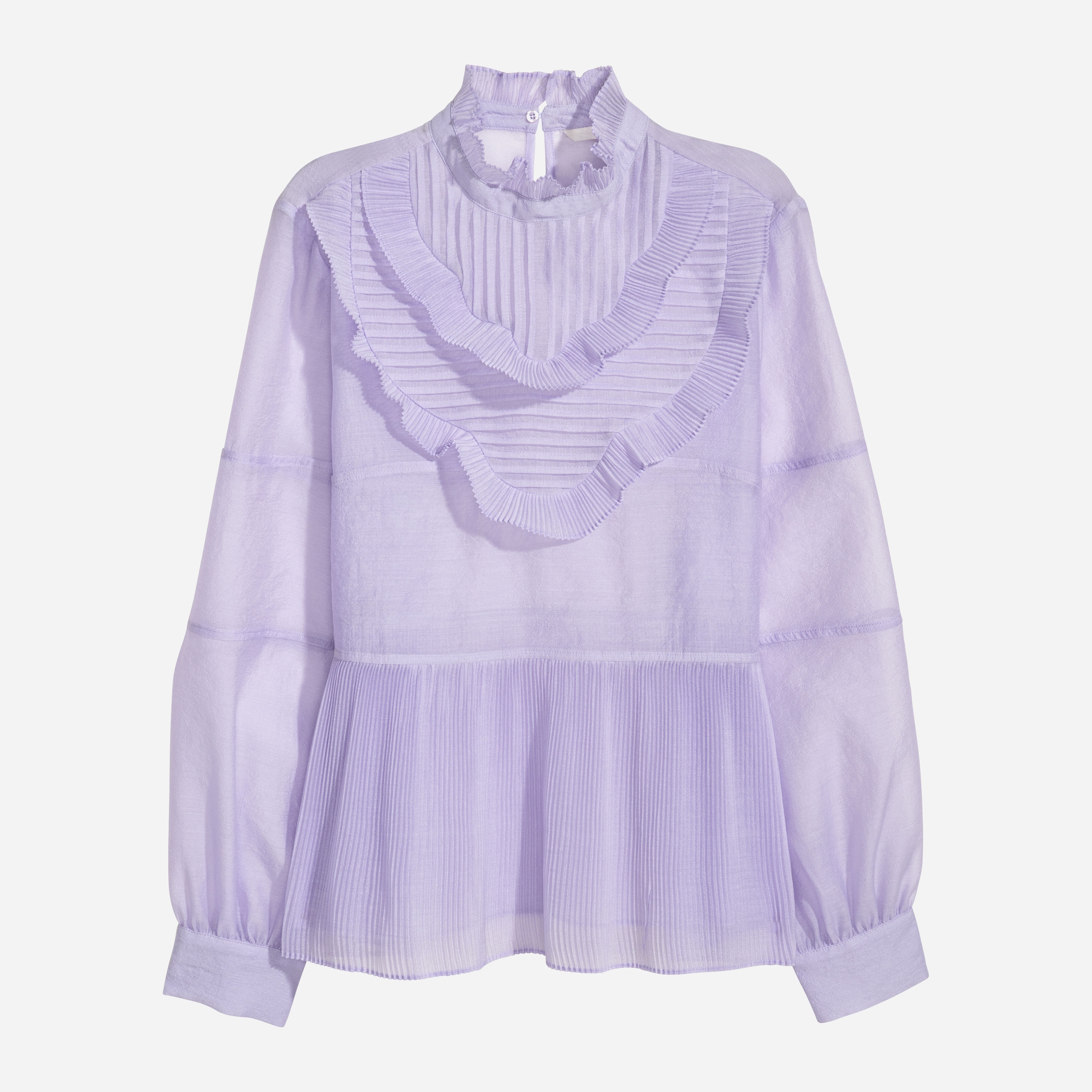 

Блузка H&M XAZ127743YIEV  Светло-фиолетовая, Блузка H&M XAZ127743YIEV 44 Светло-фиолетовая