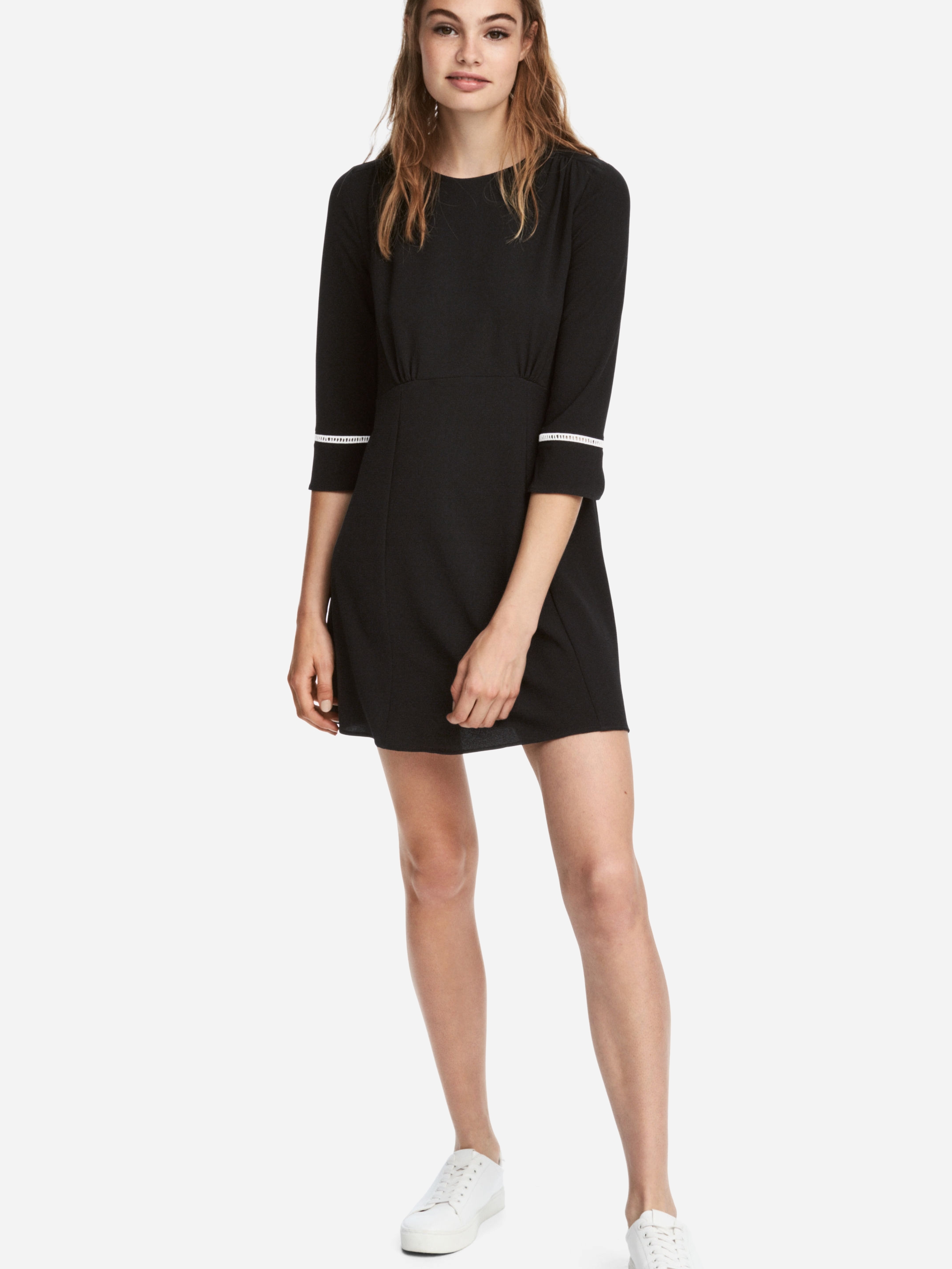 

Платье H&M Divided XAZ127389HVAR  Черное с белым, Платье H&M Divided XAZ127389HVAR 46 Черное с белым