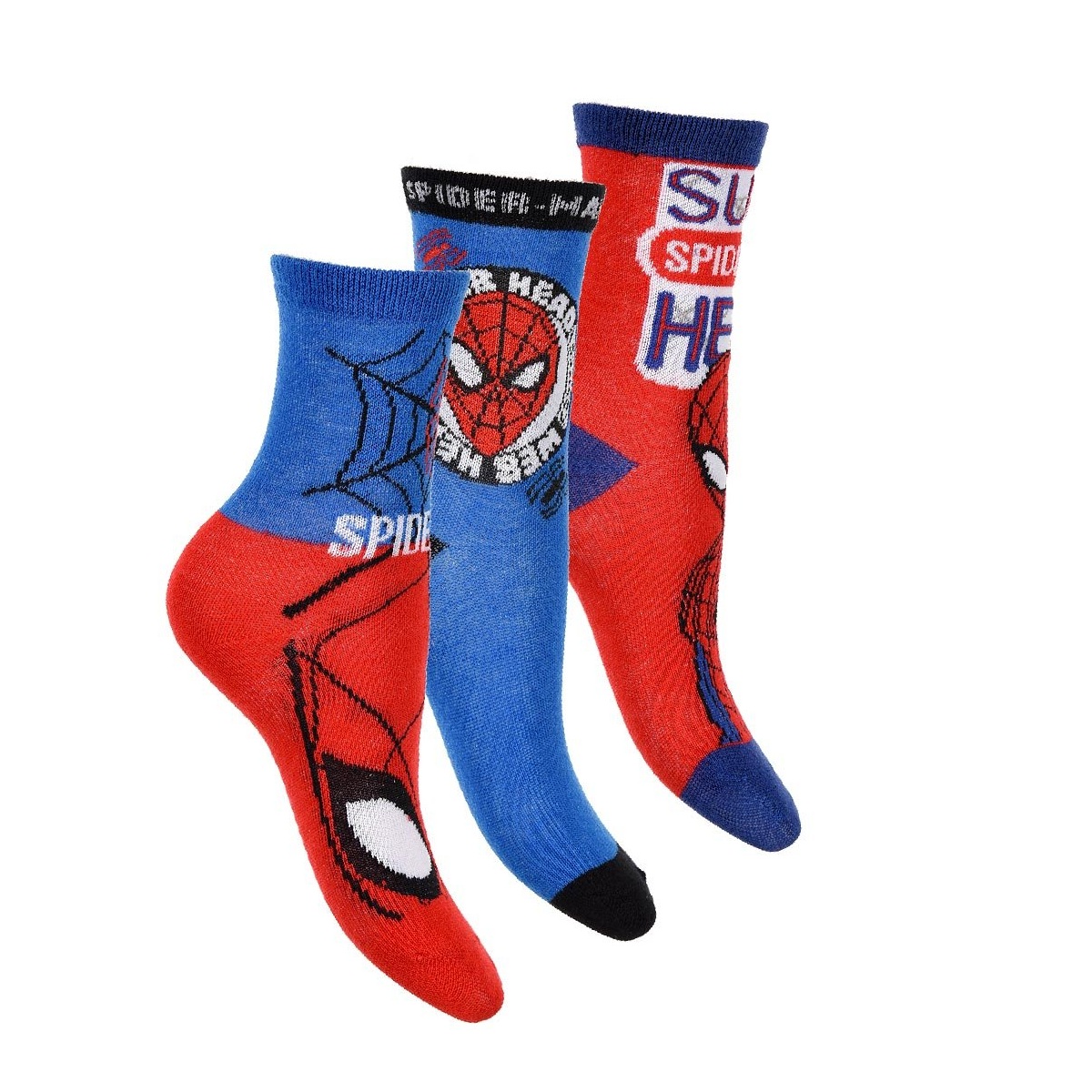 

Носки 3 пары Disney Spider Man (Человек Паук) 023/026 р Разноцвет ET06152