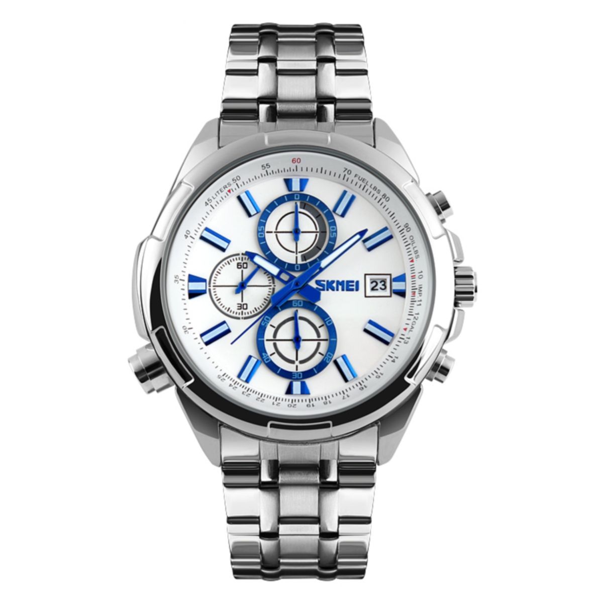 

Часы Skmei 9107 Silver White Dail BOX