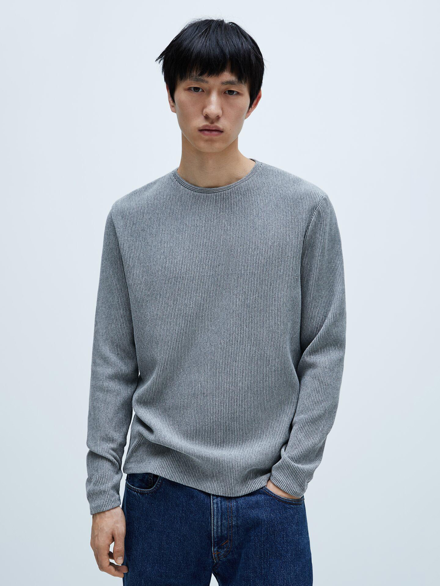 

Джемпер Zara XAZ266116GYFF L Серый