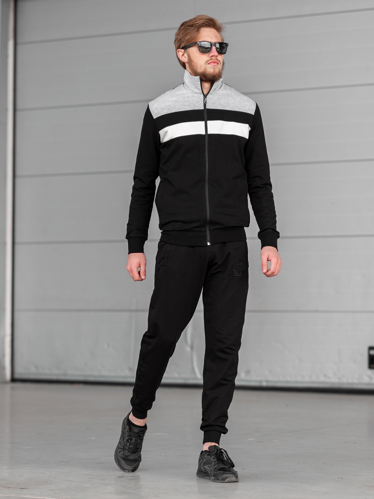 

Чоловічий спортивний костюм BERSENSE STANCE білий, L