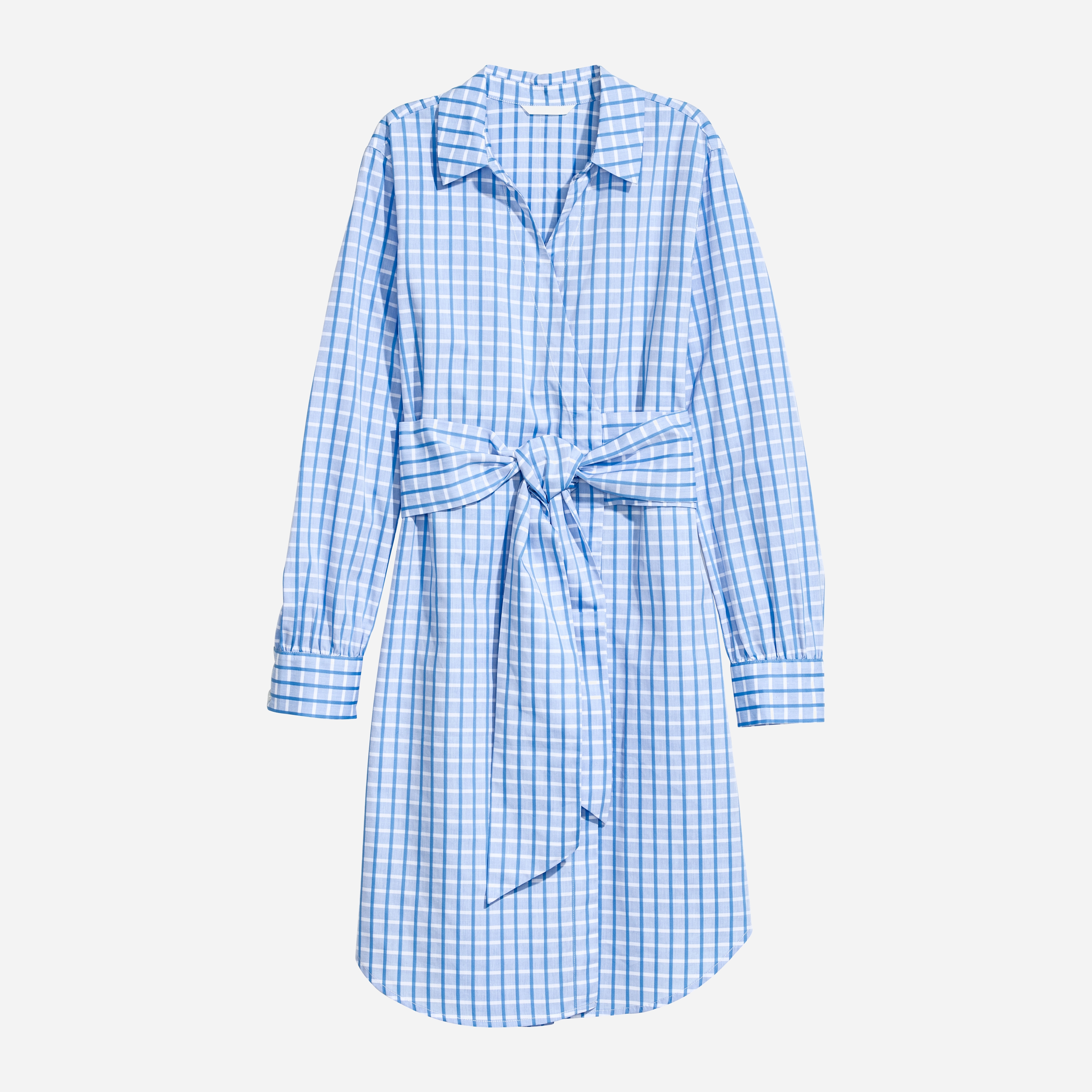 

Платье H&M XAZ089724QJXC  Голубое с белым, Платье H&M XAZ089724QJXC 34 Голубое с белым