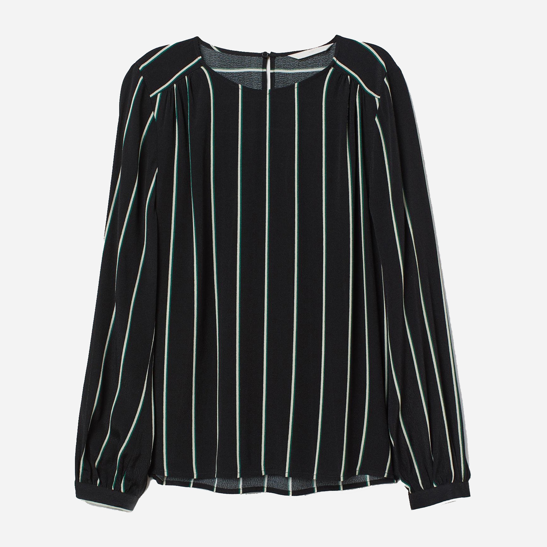 

Блузка H&M XAZ145136NWFI  Черно-белая, Блузка H&M XAZ145136NWFI 36 Черно-белая