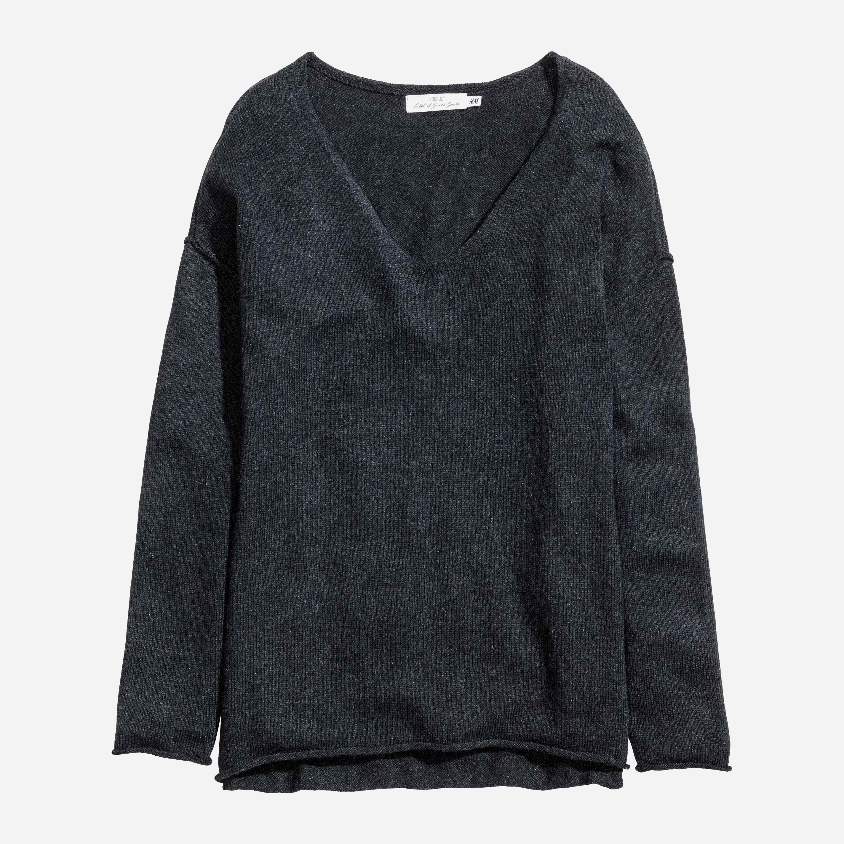 

Пуловер H&M XAZ050262YEYA  Темно-серый, Пуловер H&M XAZ050262YEYA XS Темно-серый